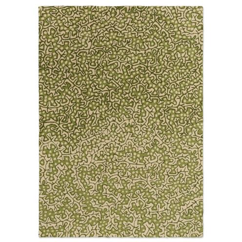 Outdoorový koberec Sanderson Truffle olive 446007