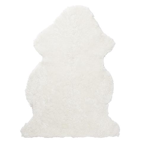 Skinnwille Home Collection kožešinová předložka Curly bílá