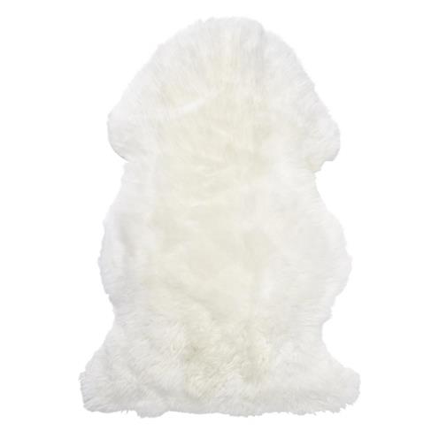 Skinnwille Home Collection kožešinová předložka Gently bílá