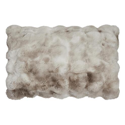 Skinnwille Home Collection kožešinový povlak na polštář Misty pískový