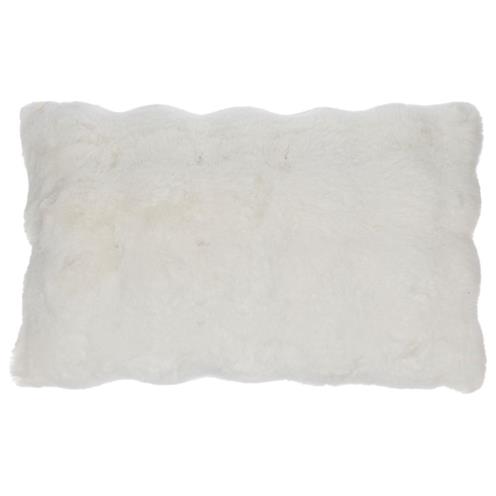 Skinnwille Home Collection kožešinový povlak na polštář Misty smetanový