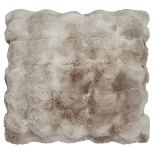 Skinnwille Home Collection kožešinový povlak na polštář Misty pískový