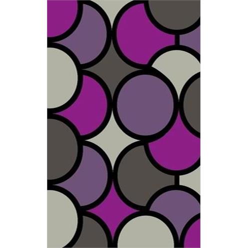 Moderní kusový koberec Super Vizyon 5134/458, fialový