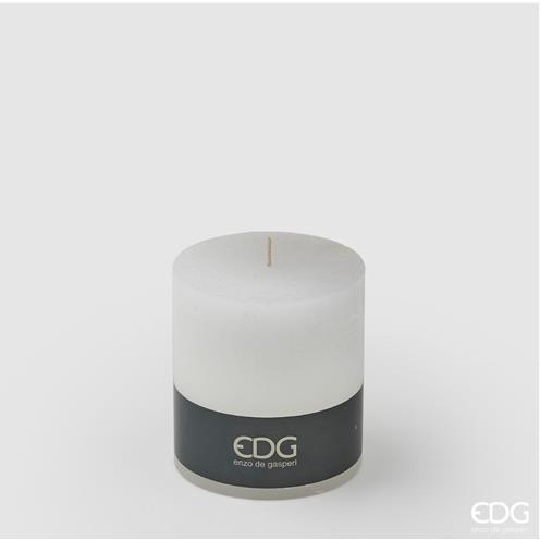 Svíčka válec EDG bílá 11 cm