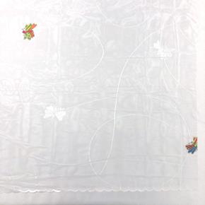 Dětská dekorační záclona bílá motýlci