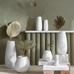 Keramická váza ASA Ease bílá XL 32 cm