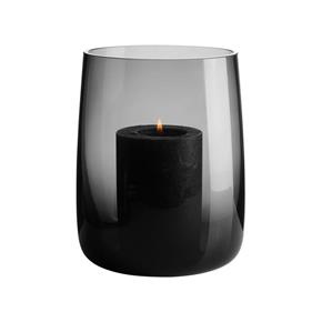 Skleněná váza ASA Ajana šedá 18 cm