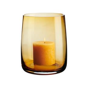 Skleněná váza ASA Ajana žlutá 18 cm