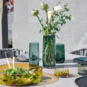 Vysoká skleněná váza ASA Ajana zelená 29 cm