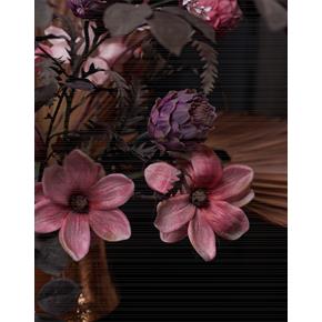 Umělá květina Silk-ka Magnolie růžová