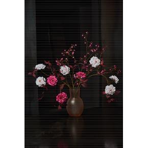 Umělá květina Silk-ka Wax růžový