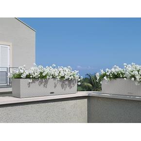 Samozavlažovací truhlík Lechuza Balconera Cottage 80 světle šedý