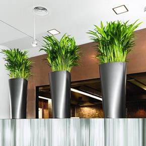 Samozavlažovací květináč Lechuza Delta 30 antracit