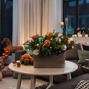 Samozavlažovací květináč Lechuza Delta 20 espresso 