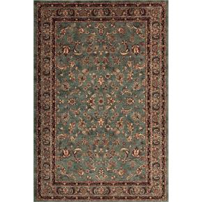 Perský kusový koberec Kashqai 4328/401, zelený 