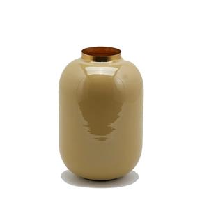 Smaltovaná béžová váza EDG Charm
