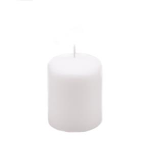 Svíčka válec EDG Classic bílá 7,5 cm