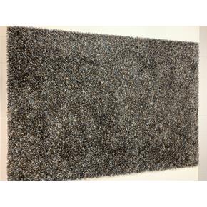 Moderní vlněný kusový koberec B&C Flamenco 59008, hnědý