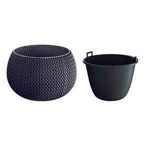 Květináč Splofy Bowl 29 antracit