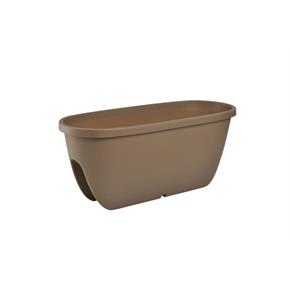 Truhlík na zábradlí Balconia kapučíno 60 cm