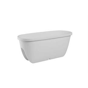 Truhlík na zábradlí Balconia bílý 60 cm