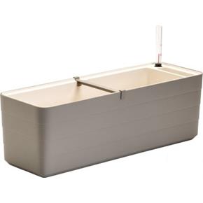 Samozavlažovací truhlík Berberis 60 taupe + slonová kost