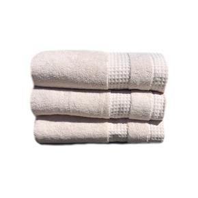 Froté ručník/osuška NATURAL čtverečky béžové
