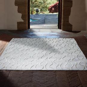 Designový koberec Stepevi Tune - Pebble Gray & Angora Gray - 140 x 200