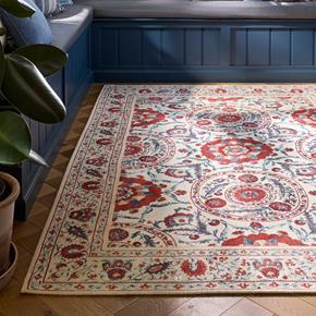 Moderní koberec Sanderson Anthos red indigo 148200