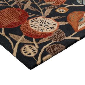 Vlněný kusový koberec Sanderson Jackfruit tumeric - indigo 148708