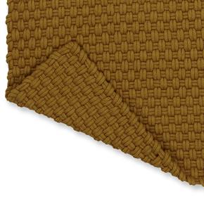 Jednobarevný outdoorový koberec B&C Lace golden mustard 497006
