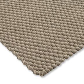 Jednobarevný outdoorový koberec B&C Lace sage grey-white sand 497201