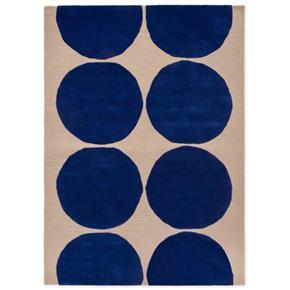 Designový vlněný koberec Marimekko Isot Kivet modrý
