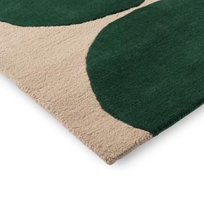 Designový vlněný koberec Marimekko Isot Kivet zelený
