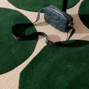 Designový vlněný koberec Marimekko Isot Kivet zelený 132507