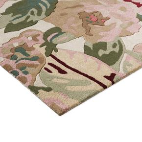 Vlněný kusový koberec Sanderson Rose&Peony red 045000