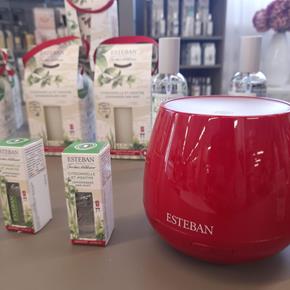 Přírodní vonná svíčka Esteban ve skle Citronelle&Menthe 180g