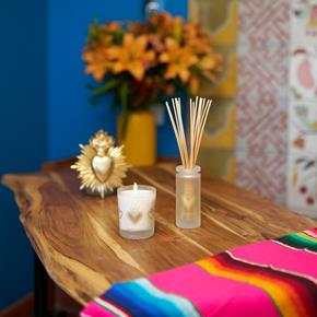 Přírodní vonná svíčka Esteban ve skle Lemongrass & Mint 180g