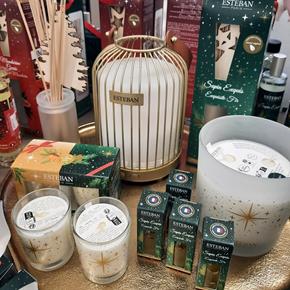 Esteban dárkové balení Sapin Exquis svíčka a bytový sprey