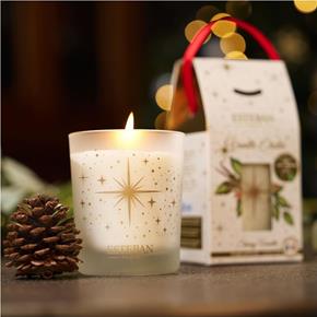 Esteban vánoční svíčka ve skle Starry Vanilla 180g