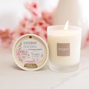 Esteban svíčka ve skle Cherry Blossom 180g