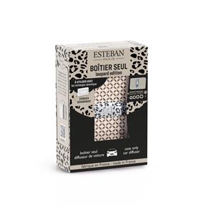 Esteban vonný difuzér do auta - pouzdro Leopard