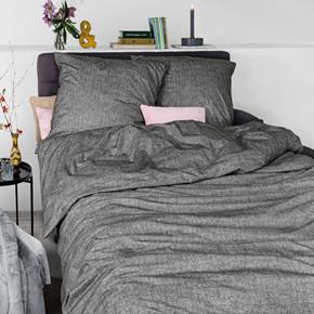 Irisette povlečení flaušový flanel Loyd melír šedé