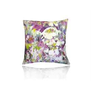 Dekorační polštářek FLOWER GARDEN 60 x 60 cm - fialová