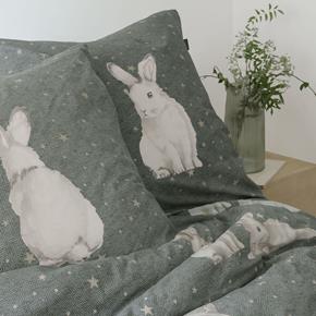 Irisette povlečení flaušový flanel Koala bílý králík 8654