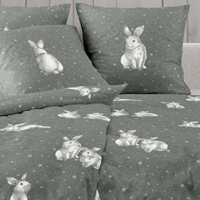 Irisette povlečení flaušový flanel Koala bílý králík 8654