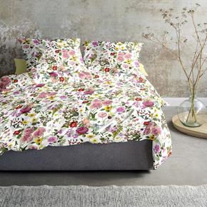 Irisette bavlněné povlečení Glamour mako satén s květy