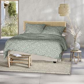 Irisette bavlněné povlečení Tokio mako satén 8567 zelené