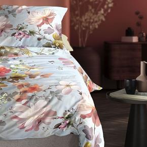 Irisette bavlněné povlečení s květy Wave 8596 mako satén