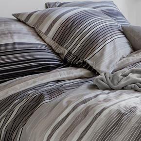 Irisette bavlněné povlečení Wave mako satén s pruhy